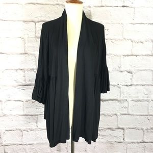 Karlie size Small black open front cardigan